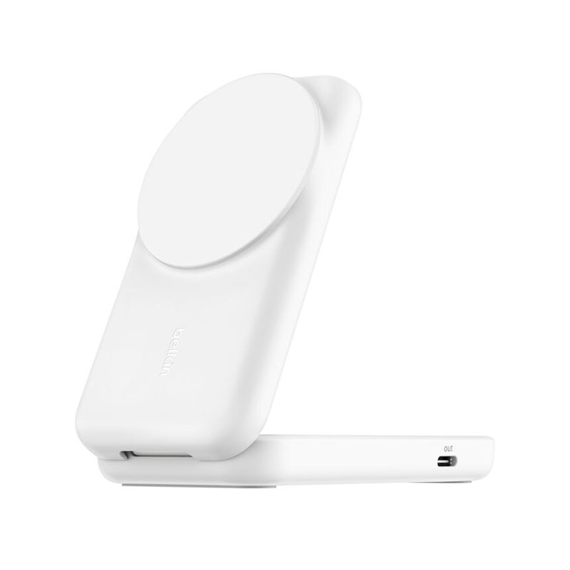 Belkin UltraCharge 2-in-1 Foldable Qi2 25W Magnetic Charger